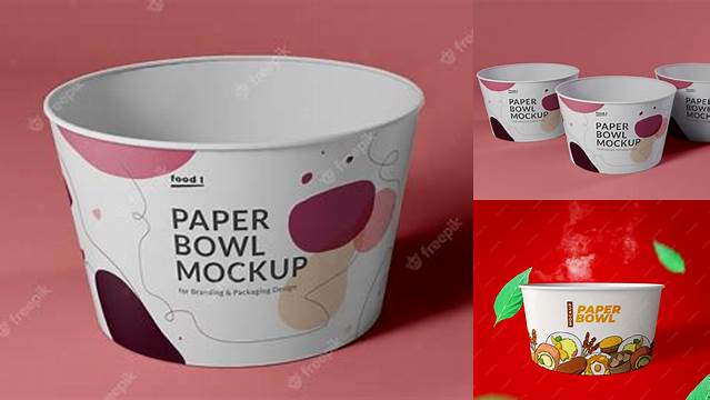 520+ Paper Bowl Mockup Fully Editable PSD Template