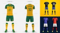 5205+ Uniforme De Futbol Mockup Best Free Mockup PSD