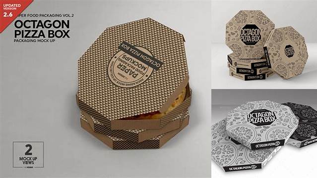 5209+ Octagon Pizza Box Mockup Free Easy Editable