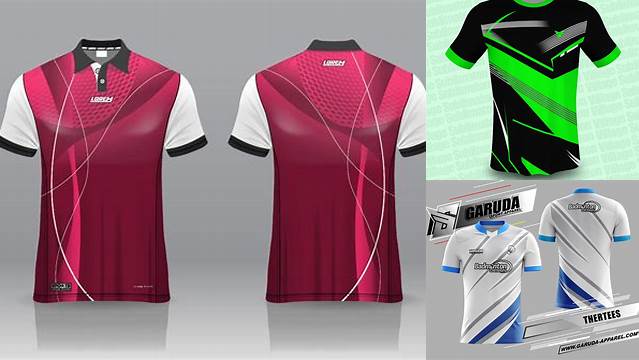 5222+ Mockup Jersey Badminton Cdr Free PSD