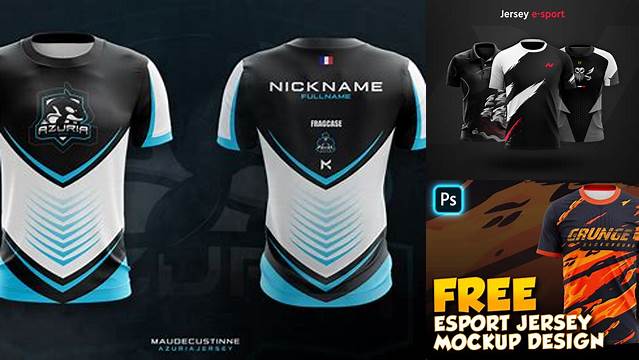 5224+ Esport Jersey Mockup Psd Free PSD Download