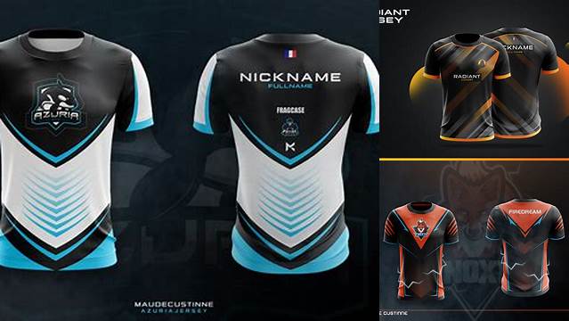 5229+ Jersey Esport Team Mockup Smart PNG Image