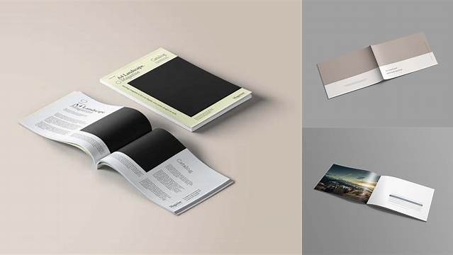 5230+ A4 Landscape Brochure Mockup Psd Free Download Free Download Design Mockup