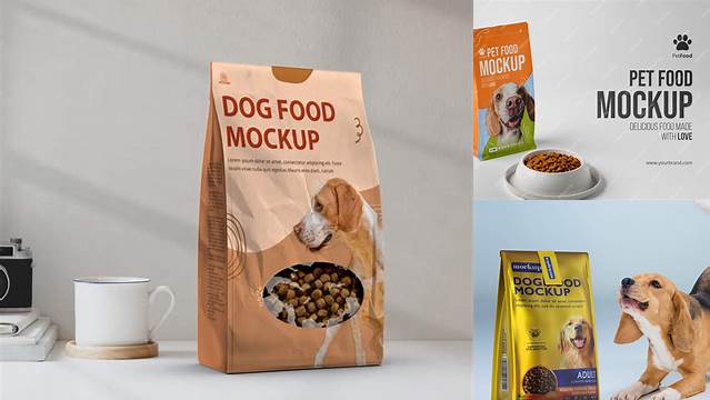 5230+ Dog Food Mockup Free Easy to Use PSD