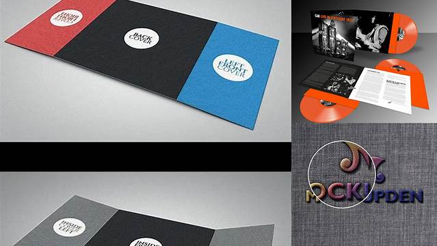 524+ Gatefold Vinyl Mockup Psd Stylish Free PSD