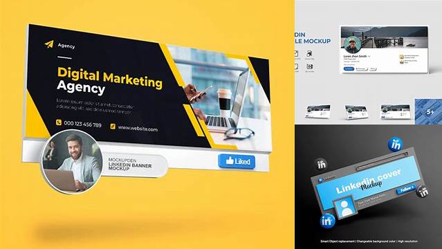 5245+ Linkedin Mockup Free Free PSD Mockup Resource