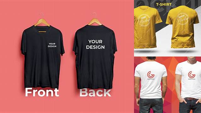 5246+ Download Mockup T Shirt Front Back Cdr Modern Free PSD Template