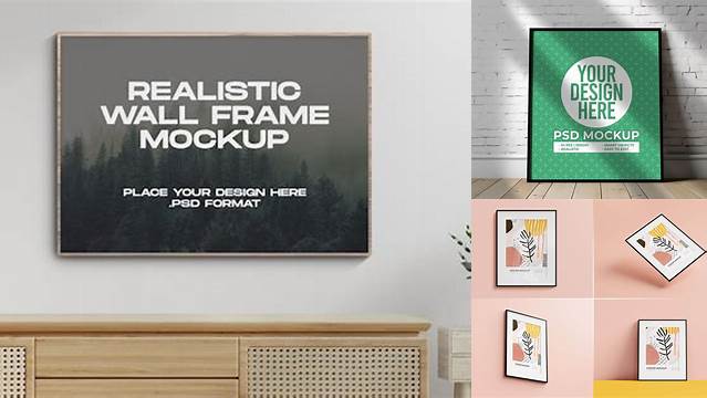 525+ Frame Mockups For Etsy Easy-to-Edit PSD