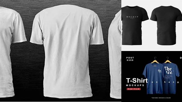 5251+ Front And Back T Shirt Mockup High-Resolution PSD Download