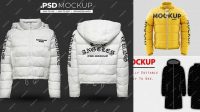 5253+ Puffer Jacket Mockup Free Editable PSD File