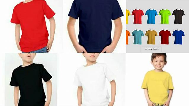 5256+ Mockup Kaos Anak Cdr Stylish Free PSD