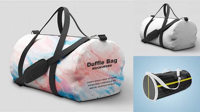 5265+ Duffle Bag Mockup Free Easy-to-Edit Photoshop Freebie