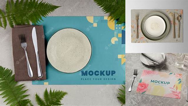 5282+ Placemat Mockup Free Free PSD