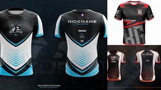 5286+ Template Jersey Esport Psd Free Include TIFF