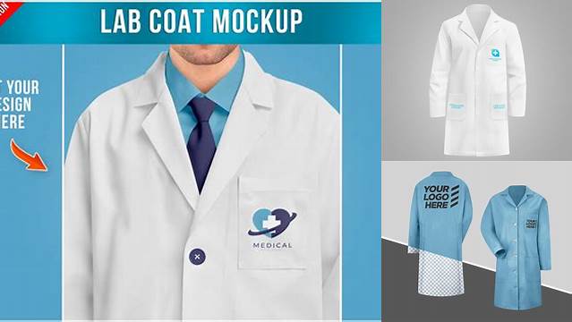 529+ Lab Coat Mockup Layered PSD File Free Download