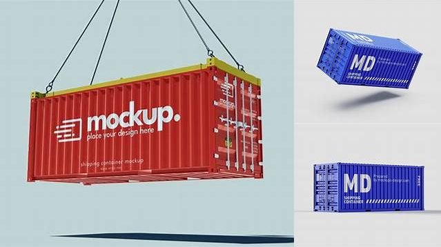 5291+ Container Mockup Free Smart PNG Image