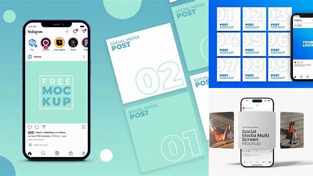 5293+ Iphone Social Media Mockup Free PSD