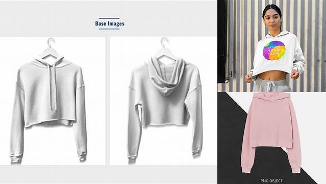 5299+ Crop Top Hoodie Mockup Free Best for Showcase