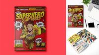 530+ Free Comic Book Mockup Free PSD