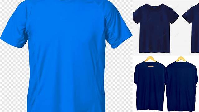 5306+ Mock Up Kaos Biru For Free Download