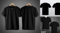 5307+ Kaos Hitam Mockup Best for Showcase