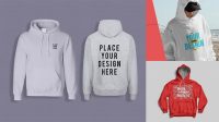 5309+ Sleeveless Hoodie Mockup Free PSD