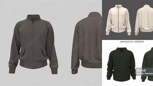 5314+ Harrington Jacket Mockup Layered Photoshop Template