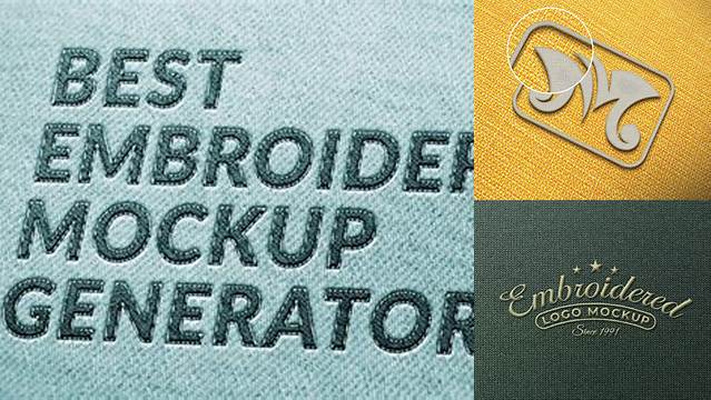 5316+ Embroidery Mockup Generator Free PSD