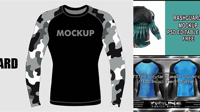 5323+ Rash Guard Mockup For Free Download