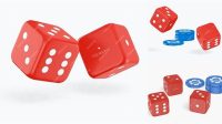 5325+ Dice Mockup Free Smart Layer PSD