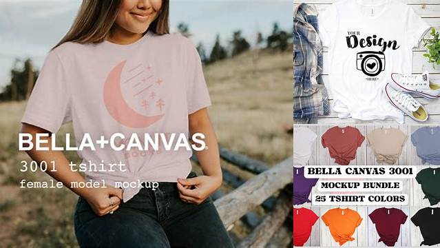 533+ Bella Canvas 3001 Mockup Free Download PSD Free Download