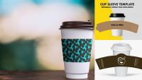 5335+ Cup Sleeve Mockup Free Digital Download