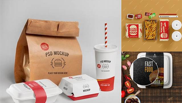 5342+ Fast Food Packaging Mockup PSD Download