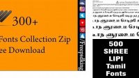 5348+ Tamil Fonts Download Drive Zip Free PSD