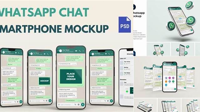 5355+ Mockup Whatsapp Free Graphic Design Resource