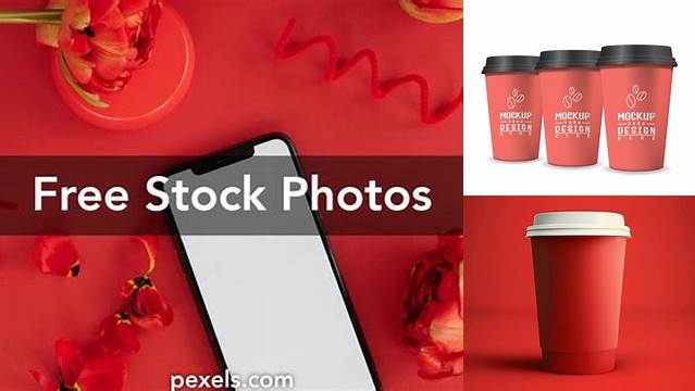 5356+ Red Cup Mockup Best for Showcase