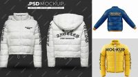 536+ Puffer Jacket Mockup Free Download PSD Now