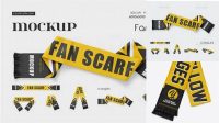 5365+ Fan Scarf Mockup High Resolution