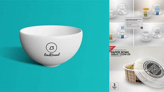 5368+ Plastic Bowl Mockup Download Free Editable PSD Template