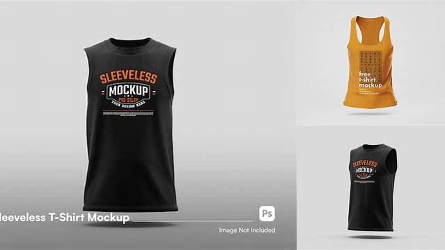 5369+ Mockup Sleeveless Download Premium Free PSD