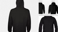 5370+ Hoodie Polos Hitam Depan Belakang Creative Digital PSD Download