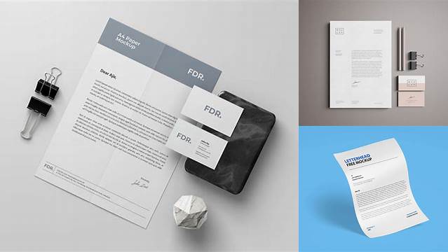 5377+ Letterhead Mockup Template Free Advanced Editable PSD