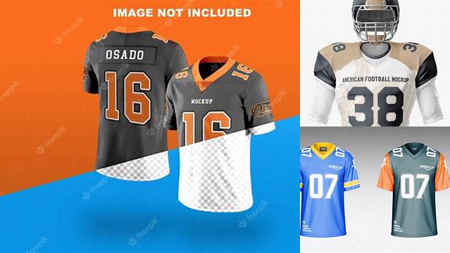 5399+ Free American Football Jersey Mockup Elegant and Stylish Free PSD