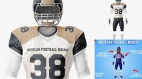 541+ American Football Mockup Include TIFF