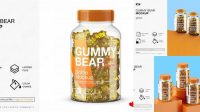 5414+ Gummy Bear Mockup Best for Showcase