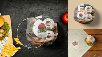 5415+ Burger Paper Mockup Free PSD Download