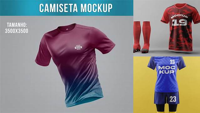 5433+ Mockup Uniforme Futebol Psd Free Easy Editable