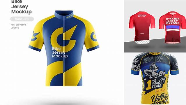 5440+ Cycling Jersey Mockup Free Download Digital Download