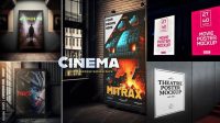 5440+ Movie Poster Mockup Smart PNG Image