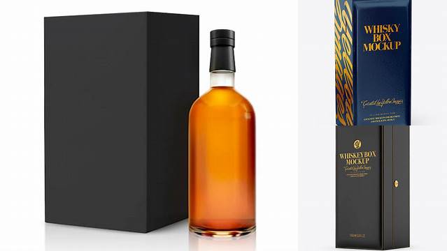 5447+ Whisky Box Mockup Digital Download